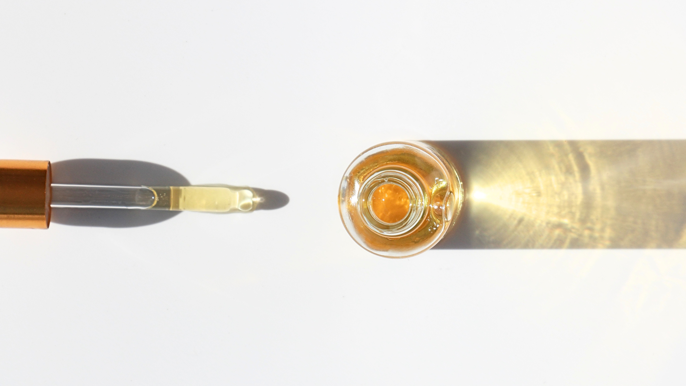 Facial Oil Opened Bottle