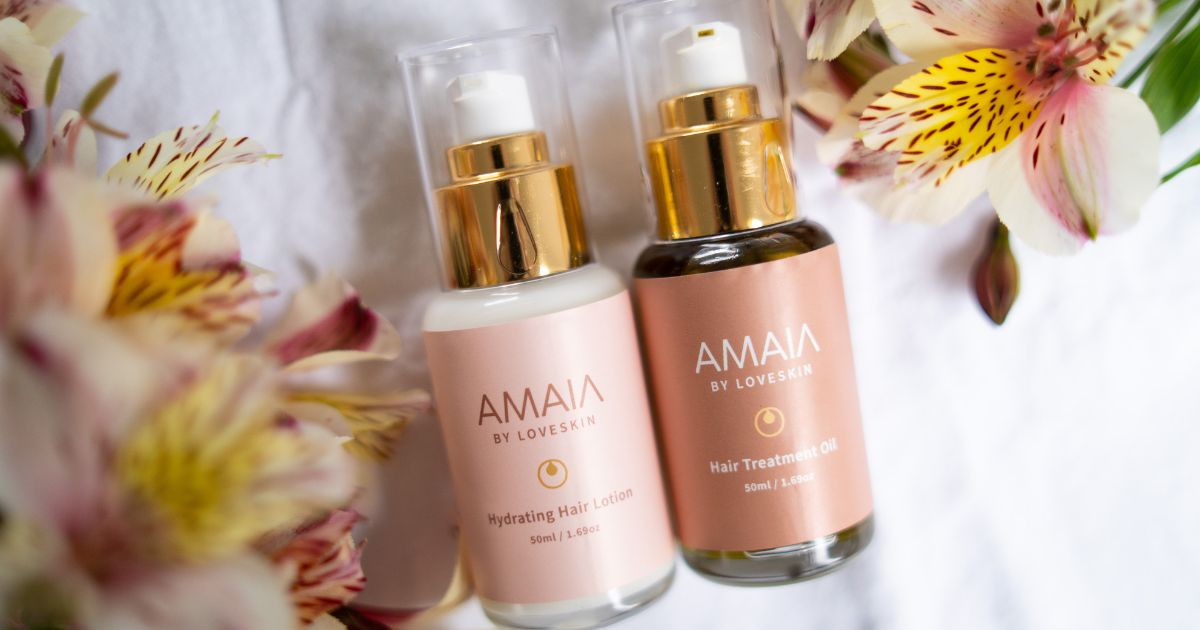 Amaia 100% Natural Hair Care Bottles
