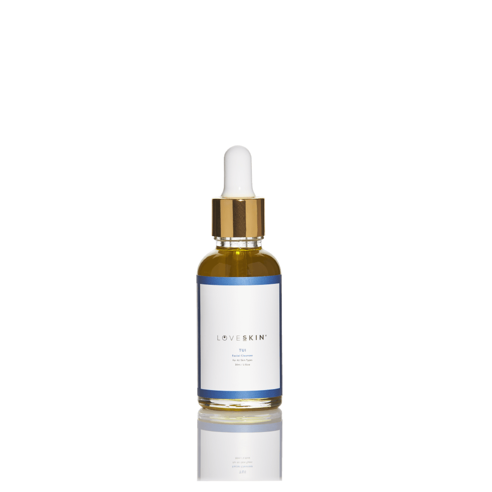 A sample size (30ml) of LoveSkin's Tui face cleanser