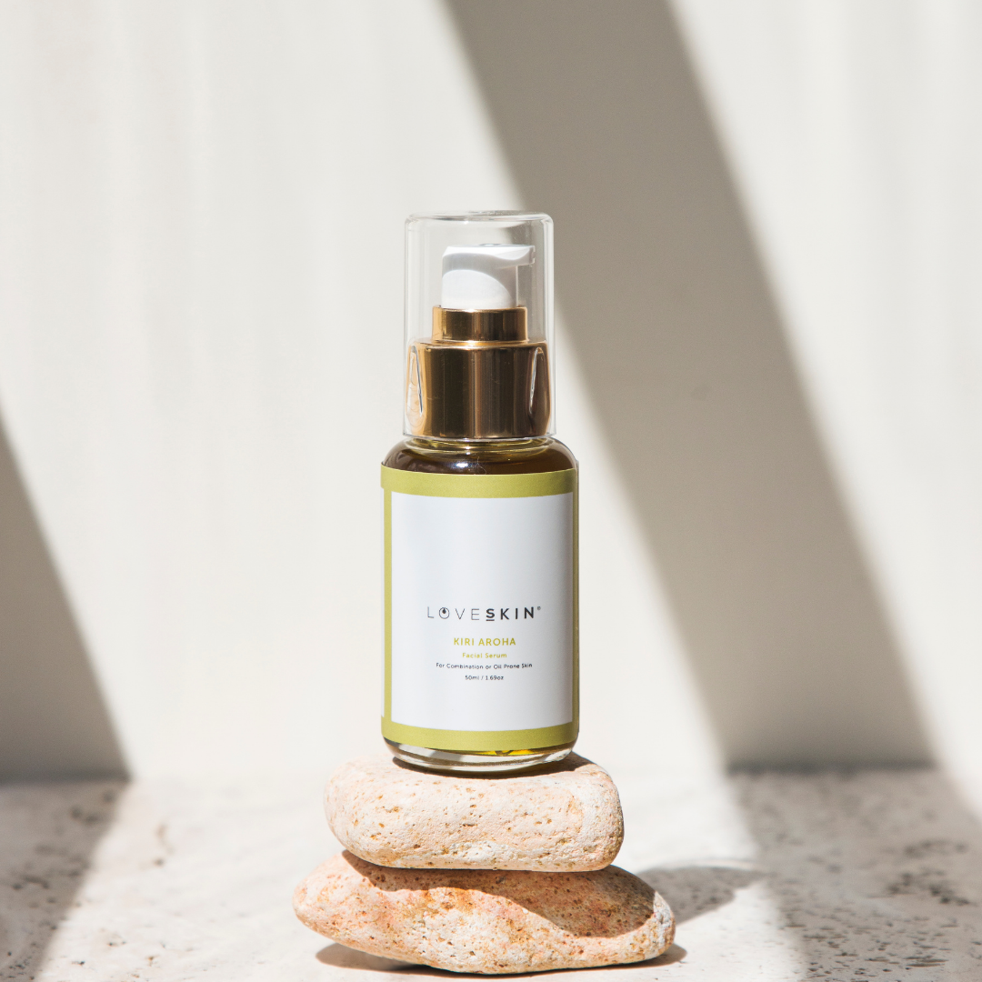 Bottle of Kiri Aroha Facial Serum by LoveSkin, NZ natural skincare