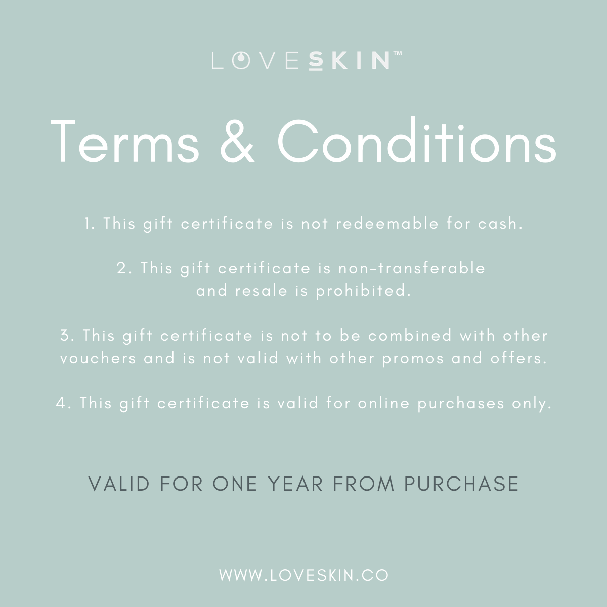 LOVESKIN E - Gift Card