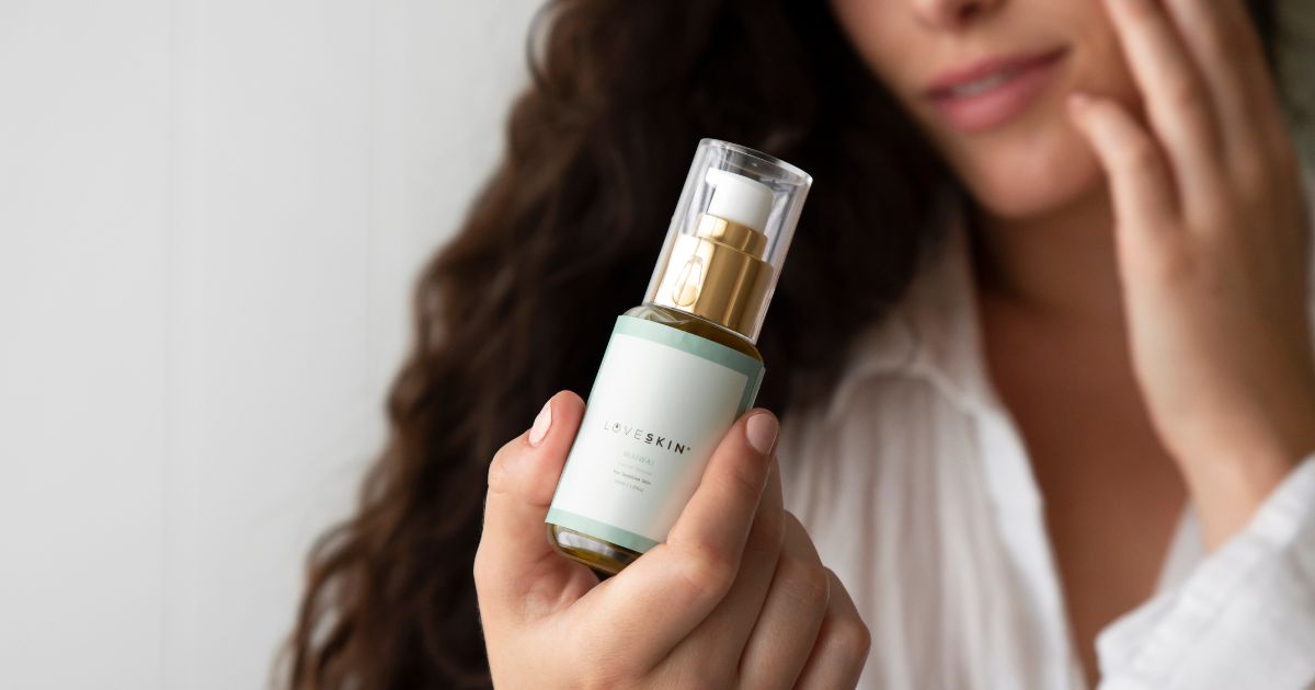 Woman with WaiWai Sensitive Skin Serum