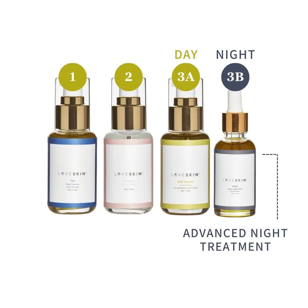 Advanced Acne and Combination ritual with an additional advanced night treatment