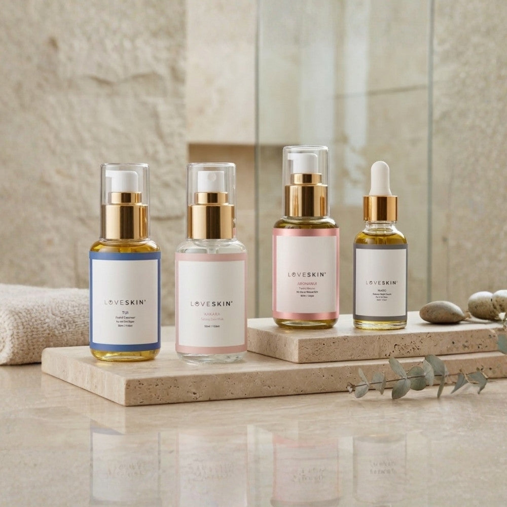 Premium skincare ritual for dry and mature skin by LOVESKIN