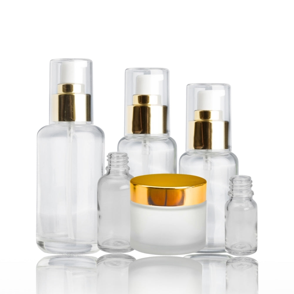 Recyclable bottles with return labels for easy reuse and recycling